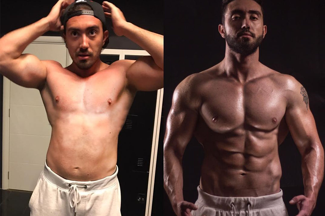 Transformimi fizik Artor Berisha para dhe pas – rezultatet mbresëlënëse të arritura përmes programeve të personalizuara të Transformohu.